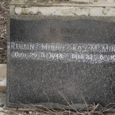 MINNIE Reubin -1948 &amp; Joey M. -1970