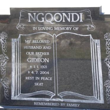 NGQONDI Gideon 1921-2004