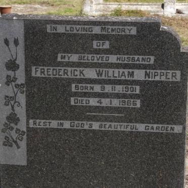 NIPPER Frederick William 1901-1966