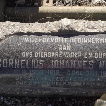 NORTJIE Cornelius Johannes 1912-1975