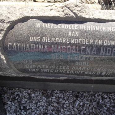 NORTJE Catharina Magdalena nee ALBERTS