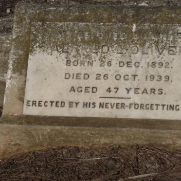 OLIVER Alfred L. 1892-1939