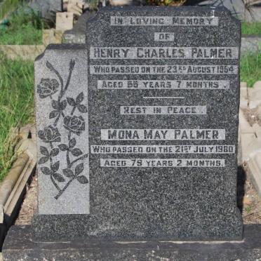 PALMER Henry Charles -1954 &amp; Mona May -1980