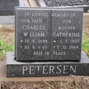 PETERSEN Charles William 1898-1967 &amp; Catherine 1903-1984