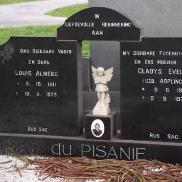 PISANIE Louis Almero, du 1911-1973 &amp; Gladys Evelyn ASPLING 1909-1970