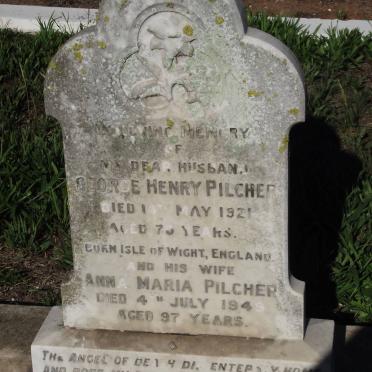 PILCHER George Henry -1921 &amp; Anna Maria -1949