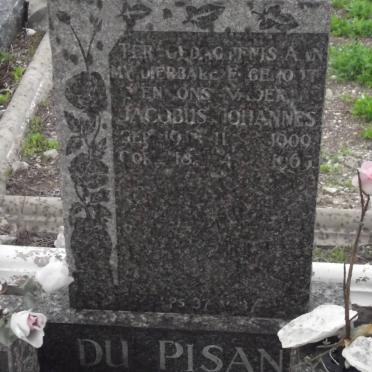 PISANIE Jacobus Johannes, du 1909-1965