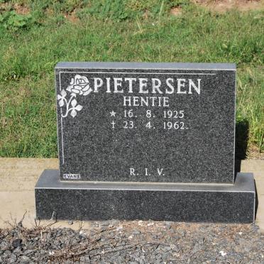 PIETERSEN Hentie 1925-1962