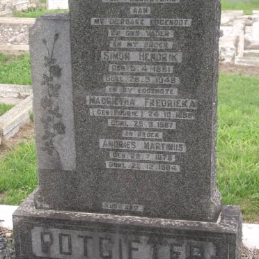 POTGIETER :: FOURIE
