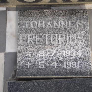 PRETORIUS Johannes 1934-1991