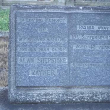 RAYNER Alan Shepstone -1946
