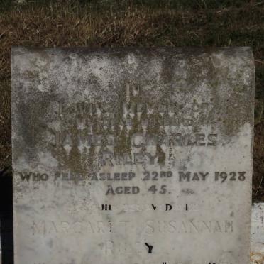 RILEY James Charles -1928 &amp; Margaret Susannah -1971