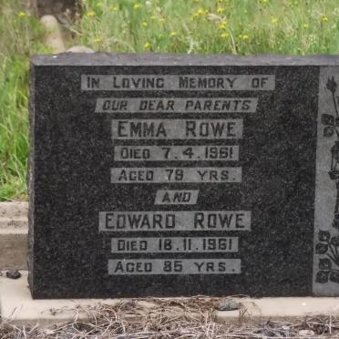ROWE Emma -1961 &amp; Edward -1961
