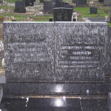 ROACH Louwrens Johannes 1907-1954 &amp; Susanna Johannes ELS 1909-1961