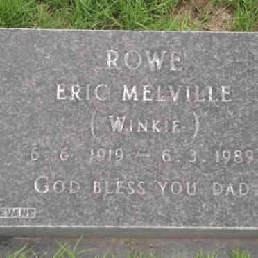 ROWE Eric Melville 1919-1989