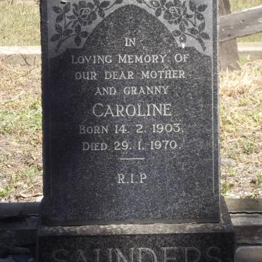 SAUNDERS Caroline 1903-1970