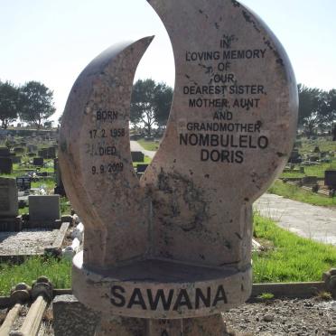 SAWANA Nombulelo Doris 1958-2009