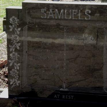 SAMUELS Henry J. 1905-1975