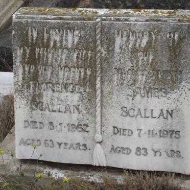 SCALLAN James -1975 &amp; Florence -1962