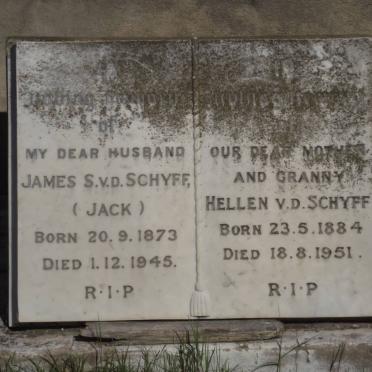 SCHYFF James S., v.d. 1873-1945 &amp; Hellen 1884-1951