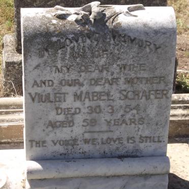 SCHAFER Violet Mabel -1954
