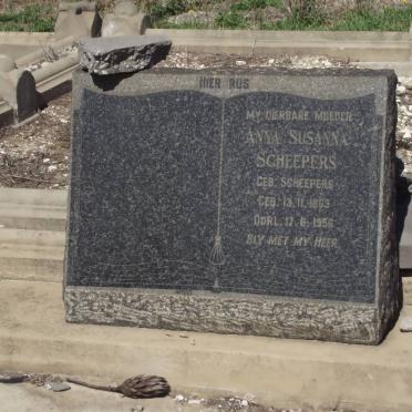 SCHEEPERS Anna Susanna nee SCHEEPERS 1863-1956