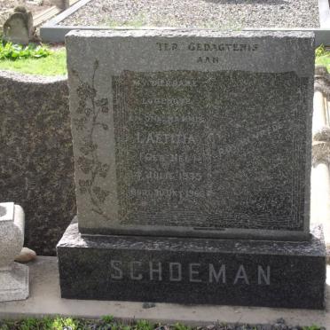 SCHOEMAN Laetitia nee NEL 1935-1966