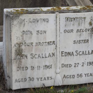 SCALLAN John -1961 :: SCALLAN Edna -1984