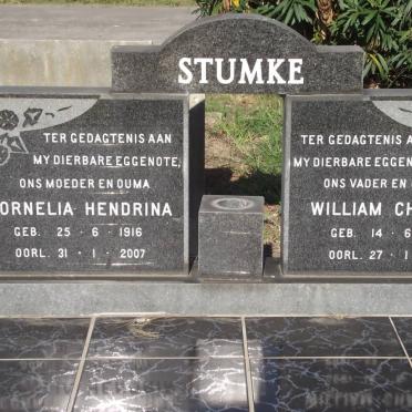 STUMKE William Charles 1906-1984 &amp; Cornelia Hendrina 1916-2007