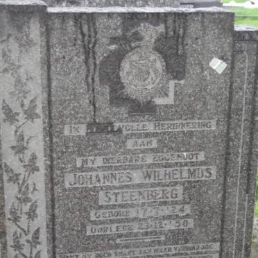 STEENBERG Johannes Wilhelmus 1924-1950