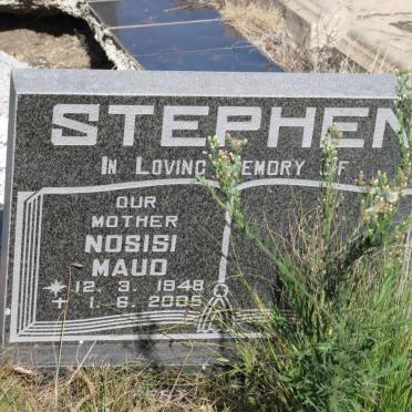 STEPHEN Nosisi Maud 1948-2005