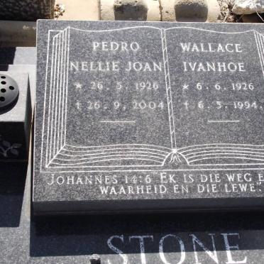 STONE Pedro Nellie Joan 1926-2004 &amp; Wallace Ivanhoe 1926-1994