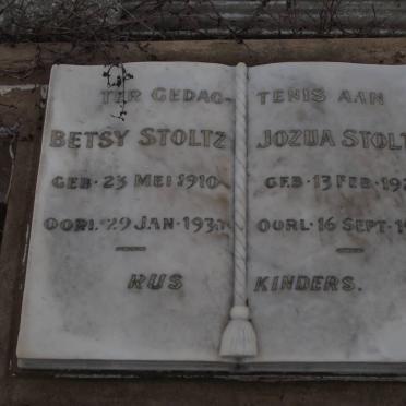 STOLTZ Betsy 1910-1930 :: STOLTZ Jozua 1920-1929