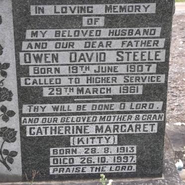 STEELE Owen David 1907-1961 &amp; Catherine Margaret 1913-1997