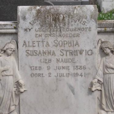 STRUWIG Aletta Sophia Susanna nee NAUDE 1886-1941