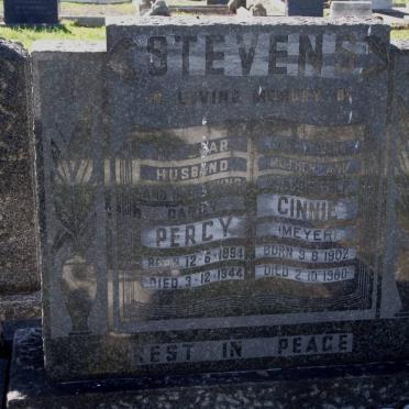 STEVENS Percy 1894-1944 &amp; Cinnie MEYER 1902-1980
