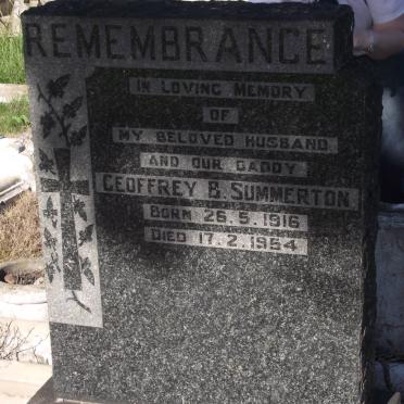 SUMMERTON Geoffrey B. 1916-1954