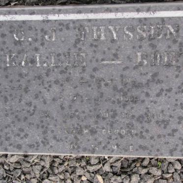 THYSSEN O.J. 1919-1995