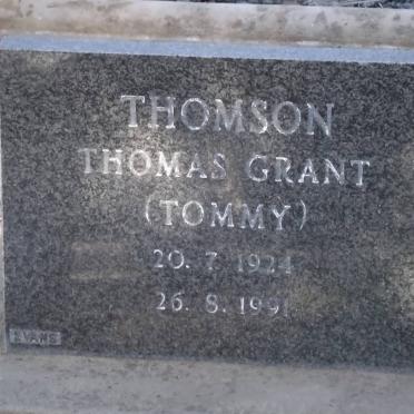 THOMSON Thomas Grant 1924-1991