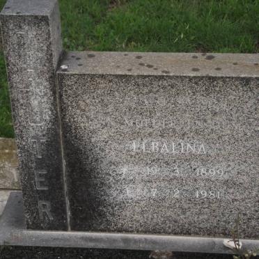 TRUTER Elbalina 1899-1981