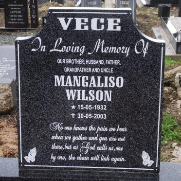 VECE Mangaliso Wilson 1932-2003