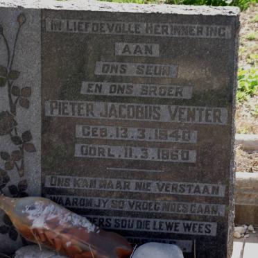VENTER Pieter Jacobus 1940-1960