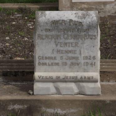VENTER Hendrik Gerhardus 1926-1941