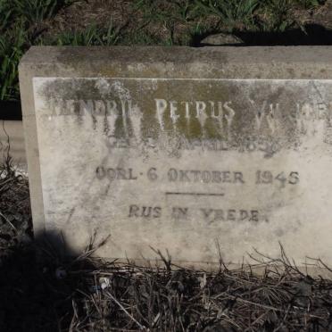 VILJOEN Hendrik Petrus 1858-1945