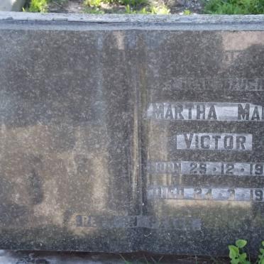 VICTOR Martha Maria 1931-1948