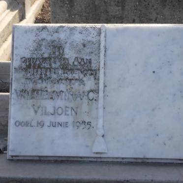 VILJOEN Wilhelmina C. -1955