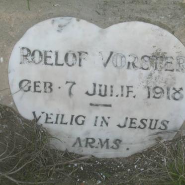 VORSTER Roelof 1918- 