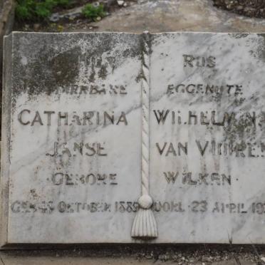 VUUREN Catharina Wilhelmina, janse van 1885-1930