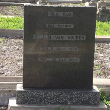 VUUREN S.J.M., van 1879-1964