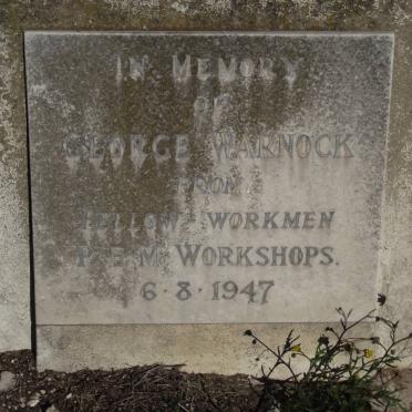 WARNOCK George -1947